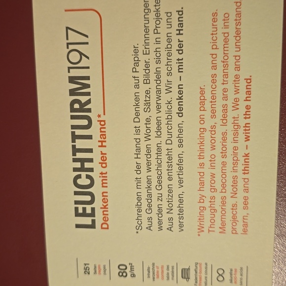 ❤️BUY 5 GET 3 FREE Leuchtturm1917 Dotted Notebook Medium (A5), Retail $25.50US - Picture 8 of 12